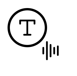 icon text to speech