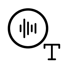 icon voice to text