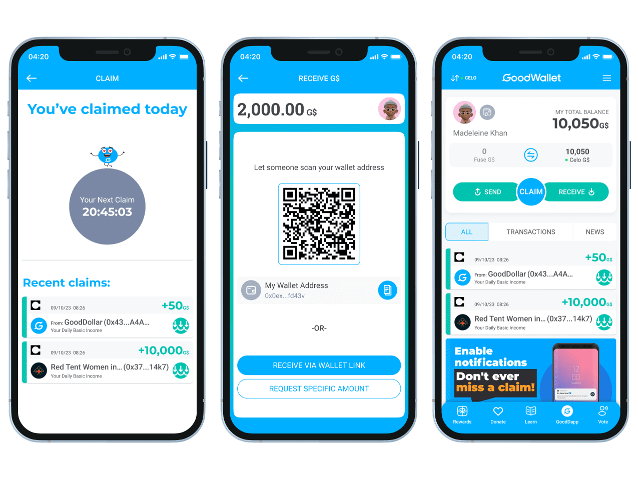 Gooddollar - Mobile crypto wallet